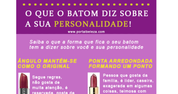 Forma do batom: Saiba o que isso diz sobre a sua personalidade!