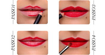 Batom Vermelho da Moda – 5 Dicas na hora de aplicar