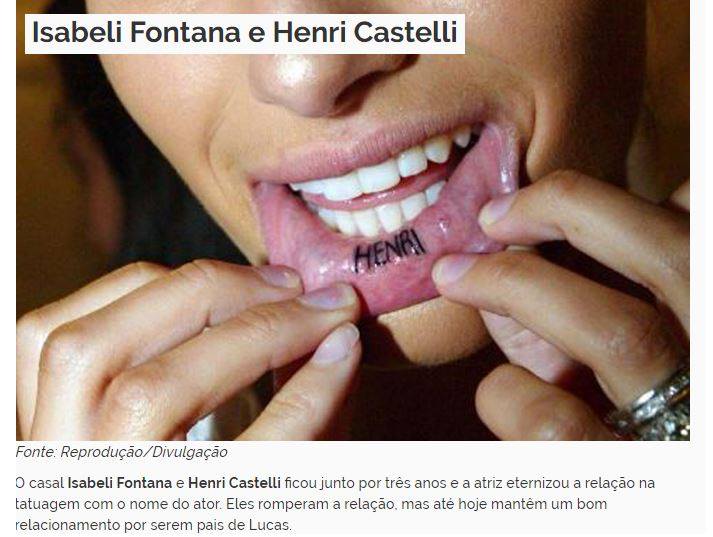 7 Celebridades que se arrependeram de ter feito tatuagem 7 Celebridades que se arrependeram de ter feito tatuagem