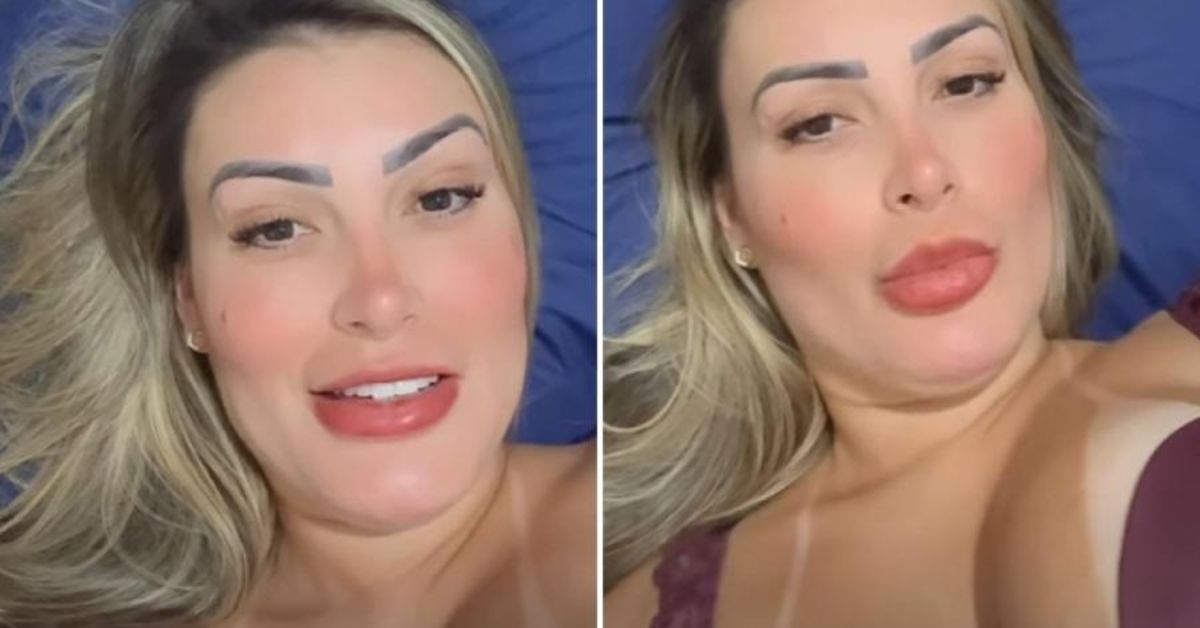 Andressa Urach recorda acontecimento polêmico da infância envolvendo cachorro Andressa Urach recorda acontecimento polêmico da infância envolvendo cachorro